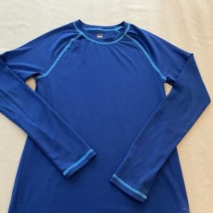 EUC REI Long Sleeve Royal Blue Base Layer Top
